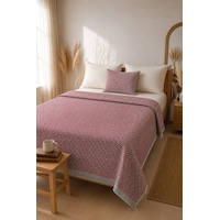Lunga Vita Dokuma Pike Çiftkişilik 200x220 Çok Amaçlı Bohem Yatak Örtüsü Kırmızı-gri Lunga Vita Dokuma Pike Çiftkişilik 200x220 Çok Amaçlı Bohem Yatak Örtüsü Kırmızı-gri