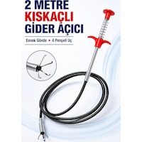Esnek Lavabo Tıkanıklık Açıcı Tel 2 Metre Esnek Lavabo Tıkanıklık Açıcı Tel 2 Metre