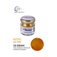 Sedefli Metalik Toz Pigment Boya Koyu Altın Deep Gold Epoksi Için Sedefli Metalik Toz Pigment Boya Koyu Altın Deep Gold Epoksi Için