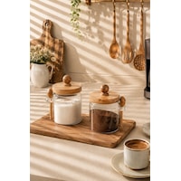 Porsima Lm-0057 Bambu Kapaklı Bambu Kaşıklı Cam 2li Şekerlik Sunumluk Seti Bal Ve Reçel Kavanozu Saklama Kabı 450ml Cam - Şeffaf Porsima Lm-0057 Bambu Kapaklı Bambu Kaşıklı Cam 2li Şekerlik Sunumluk Seti Bal Ve Reçel Kavanozu Saklama Kabı 450ml Cam - Şeffaf