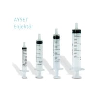 Ayset Enjektör 5 CC Yeşil Uçlu Steril 225 Adet 21G Ayset Enjektör 5 CC Yeşil Uçlu Steril 225 Adet 21G