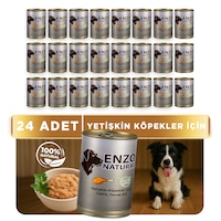 Enzo Natural Tavuk Etli Yaş Köpek Maması 410 Gr X 24 Enzo Natural Tavuk Etli Yaş Köpek Maması 410 Gr X 24