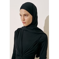 Manuka Bone Bağlamalı Mayo Şal Siyah Siyah Manuka Bone Bağlamalı Mayo Şal Siyah Siyah