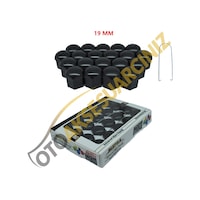 A Kalite Mefsa Bijon Kapağı Düz 19 Mm Siyah 20 Li Set A Kalite Mefsa Bijon Kapağı Düz 19 Mm Siyah 20 Li Set