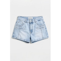 it's basic Kadın Ice Renk 4s6-3 Mom Fit Cep Detaylı Komfort Kumaş Denim Şort Ice Rengi it's basic Kadın Ice Renk 4s6-3 Mom Fit Cep Detaylı Komfort Kumaş Denim Şort Ice Rengi