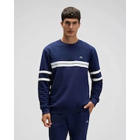 Ellesse Lacivert Erkek Sweatshirt Em618 Lacivert