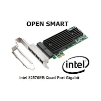 Open Smart OPS01G64NT Quad 4 Port Intel 82576EB Gigabit PCI-E X1 Ethernet Kartı Open Smart OPS01G64NT Quad 4 Port Intel 82576EB Gigabit PCI-E X1 Ethernet Kartı