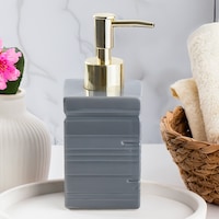 Porsima 3206 Seramik Sıvı Sabunluk Lavabo Sabunluğu 275 Cc Antras Porsima 3206 Seramik Sıvı Sabunluk Lavabo Sabunluğu 275 Cc Antras