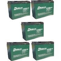 Orbus 12v 24 Amper Dik Elektrikli Bisiklet Aküsü 5'lü Paket Orbus 12v 24 Amper Dik Elektrikli Bisiklet Aküsü 5'lü Paket