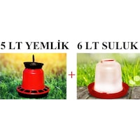 Yemlik + Suluk 2' Li Set 5 Lt Yemlik + 6 Lt Suluk Tavuk Yemliği Tavuk Suluğu Kuş Ve Kanatlı Hayvan Yemlik + Suluk 2' Li Set 5 Lt Yemlik + 6 Lt Suluk Tavuk Yemliği Tavuk Suluğu Kuş Ve Kanatlı Hayvan