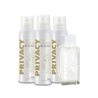 Privacy Gold Sensation Kadın Parfüm EDT 100 ML + Gold Sensation Kadın Sprey Deodorant 3 x 150 ML Privacy Gold Sensation Kadın Parfüm EDT 100 ML + Gold Sensation Kadın Sprey Deodorant 3 x 150 ML