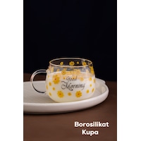 Porsima 2089 Borosilikat Isıya Ateşe Dayanıklı Cam Kulplu Çay Bardağı Kahve Bardak Kupa Sarı 400 Ml Şeffaf Porsima 2089 Borosilikat Isıya Ateşe Dayanıklı Cam Kulplu Çay Bardağı Kahve Bardak Kupa Sarı 400 Ml Şeffaf