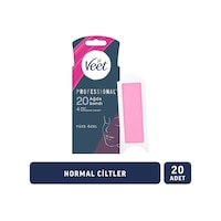 Veet Professional Sir Ağda Bandı Yüz Bölgesi Normal Ciltler 20'li Veet Professional Sir Ağda Bandı Yüz Bölgesi Normal Ciltler 20'li
