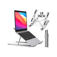 Alüminyum Ayarlı Laptop Apple Uyumlu MacBook Notebook Yükseltici Stand Alüminyum Ayarlı Laptop Apple Uyumlu MacBook Notebook Yükseltici Stand