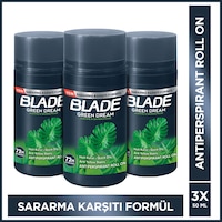 Blade Green Dream Erkek Roll-On Deodorant 3 x 50 ML Blade Green Dream Erkek Roll-On Deodorant 3 x 50 ML