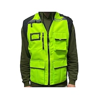 Forte Gt Reflektif HGS Cepli Yelek Sarı Siyah Forte Gt Reflektif HGS Cepli Yelek Sarı Siyah