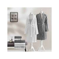 Raya Yeni Sezon Pure Cotton Pamuk Aile Seti Beyaz -antrasit 1 Ra Raya Yeni Sezon Pure Cotton Pamuk Aile Seti Beyaz -antrasit 1 Ra