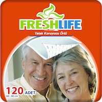 Freshlife Yatak Koruyucu Örtü 60 x 90 CM 30 x 4 Paket 120 Adet Freshlife Yatak Koruyucu Örtü 60 x 90 CM 30 x 4 Paket 120 Adet