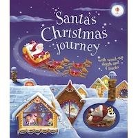 Santa's Christmas Journey with Wind-Up Sleigh Santa's Christmas Journey with Wind-Up Sleigh
