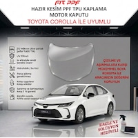 Fit Ppf Toyota Corolla - 210 Mikron Premium Tpu Ppf Kaplama Seti - Ön Kaput Fit Ppf Toyota Corolla - 210 Mikron Premium Tpu Ppf Kaplama Seti - Ön Kaput