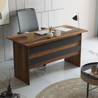 Bega A 140cm Ofis Çalışma Masası Barok-antrasit Beg1-ba Barok - Antrasit Bega A 140cm Ofis Çalışma Masası Barok-antrasit Beg1-ba Barok - Antrasit