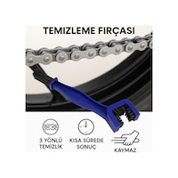 Motosiklet & Bisiklet Zincir Temizleme Fırçası 3 Yönlü Çok Amaçlı Temizlik Fırçası