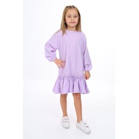 Toontoy Kız Çocuk Elbise Lila Toontoy Kız Çocuk Elbise Lila