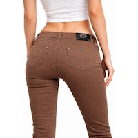St.poll Hafif Likralı Slimfit Düşük Bel Kahverengi Pantolon Kahverengi1 St.poll Hafif Likralı Slimfit Düşük Bel Kahverengi Pantolon Kahverengi1