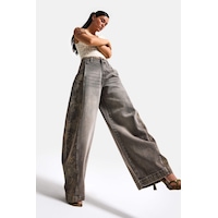 it's basic Kadın Kot Rengi 4s6-16 Süper Baggy Balon Fit Nakış Detaylı Özel Tasarım Denim Jean Mavi it's basic Kadın Kot Rengi 4s6-16 Süper Baggy Balon Fit Nakış Detaylı Özel Tasarım Denim Jean Mavi