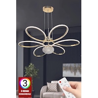 Fuzon Orkide Rose Gold Kaplama Led Avize Büyük Salon Avize 3 Renk Kumandalı Avize Rose Gold Fuzon Orkide Rose Gold Kaplama Led Avize Büyük Salon Avize 3 Renk Kumandalı Avize Rose Gold