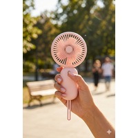 Taşınabilir Mini El Fanı Şarjlı Vantilatör Pembe Type-c Fn-65 Taşınabilir Mini El Fanı Şarjlı Vantilatör Pembe Type-c Fn-65