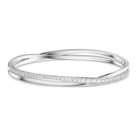 5565210 Swarovski Bilezik Twıst-Bangle Rows Czwh-Rhs M 5565210 Swarovski Bilezik Twıst-Bangle Rows Czwh-Rhs M
