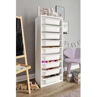 %100 Mdf - Xl Mono 9 Sepetli Oyuncak Dolabı Beyaz %100 Mdf - Xl Mono 9 Sepetli Oyuncak Dolabı Beyaz