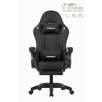 Fashcolle Dynamic Air Kumaş Black Masajlı Oyuncu Koltuğu Fashcolle Dynamic Air Kumaş Black Masajlı Oyuncu Koltuğu