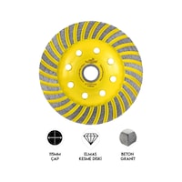Dawreek Dt020cdc 115mm İnce Turbo Elmas Taşlama Diski Dawreek Dt020cdc 115mm İnce Turbo Elmas Taşlama Diski