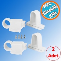 Pencere Kapı Sineklik Kapama Çarpma Kilit Plastik Pratik Tutucu Pimapen Pvc Aparat 2 Adet Pencere Kapı Sineklik Kapama Çarpma Kilit Plastik Pratik Tutucu Pimapen Pvc Aparat 2 Adet