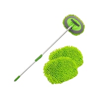 Ergonomik Tasarım Yedek Mikrofiber Bezli Araç Yıkama Mop Seti