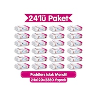 Islak Mendil 2880 Yaprak (24 Paket x 120’li) Koli - Yumuşak Dokulu %0 Paraben Islak Mendil 2880 Yaprak (24 Paket x 120’li) Koli - Yumuşak Dokulu %0 Paraben