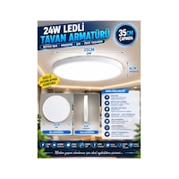 35 Cm Modern Tavana Sıfır Panel Led Avize 24watt 6500k Buz Beyazı Işık Uzun Ömürlü,ince Tasarım 24w Led Armatür / Buz Beyazı 6500k Tasarruflu Tavan Paneli Tavan Armatürü Beyaz 35 Cm Modern Tavana Sıfır Panel Led Avize 24watt 6500k Buz Beyazı Işık Uzun Ömürlü,ince Tasarım 24w Led Armatür / Buz Beyazı 6500k Tasarruflu Tavan Paneli Tavan Armatürü Beyaz
