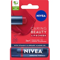 Nivea Renkli Dudak Bakım Kremi ve Yanak Balmı SPF30 Red Nivea Renkli Dudak Bakım Kremi ve Yanak Balmı SPF30 Red