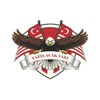 Türk Bayrağı Kişiye Özel Kartal Sticker 02011 Türk Bayrağı Kişiye Özel Kartal Sticker 02011