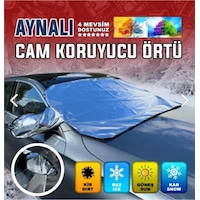 Oto Ön Cam Ve Ayna Koruma Örtüsü, Araç Güneşlik, Uyumlu Buzlanma Önleyici Kar Koruyucu 155x90 Cm Oto Ön Cam Ve Ayna Koruma Örtüsü, Araç Güneşlik, Uyumlu Buzlanma Önleyici Kar Koruyucu 155x90 Cm