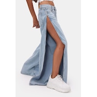 it's basic Kadın Kot Rengi 4s6-3 Low Rise Barrel Fit Özel Tasarım Denim Jean it's basic Kadın Kot Rengi 4s6-3 Low Rise Barrel Fit Özel Tasarım Denim Jean