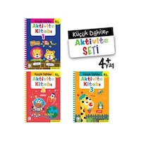Küçük Dahiler Aktivite Seti 4+ Yaş 3 Kitap Takım Okul Öncesi Küçük Dahiler Aktivite Seti 4+ Yaş 3 Kitap Takım Okul Öncesi