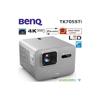 Benq Tk705sti 4k Kısa Mesafe Ev Sinema Projeksiyon Cihazı Google Tv, Netflix, Kablosuz Benq Tk705sti 4k Kısa Mesafe Ev Sinema Projeksiyon Cihazı Google Tv, Netflix, Kablosuz