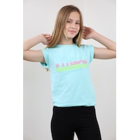 Toontoy Kids Toontoy Kız Çocuk Illusıon Baskılı Tişört Mint Yeşili Toontoy Kids Toontoy Kız Çocuk Illusıon Baskılı Tişört Mint Yeşili