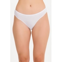 İlke Kadın Rahat Bambu Slip Külot Beyaz İlke Kadın Rahat Bambu Slip Külot Beyaz