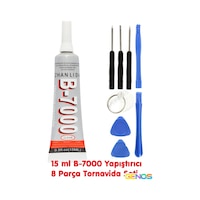 50ml B7000 Cep Telefon Lcd Ekran Kapak Plastik Yapıştırıcı + 8 Parça Montaj Seti 50ml B7000 Cep Telefon Lcd Ekran Kapak Plastik Yapıştırıcı + 8 Parça Montaj Seti
