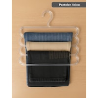 Dolap İçi Pantolon Kravat Şal Askısı Kristal Askı 5 Katlı Elbise Askısı Şeffaf Dolap İçi Pantolon Kravat Şal Askısı Kristal Askı 5 Katlı Elbise Askısı Şeffaf