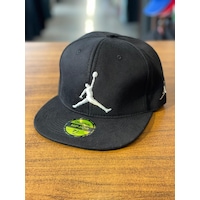 Jumpman Air Nakışlı Siyah Hip Hop Snapback Rapper Basket Şapka